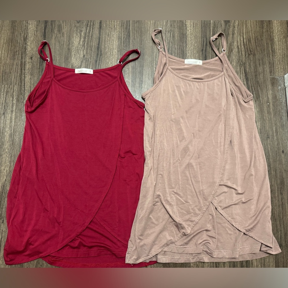 Two nursing tops